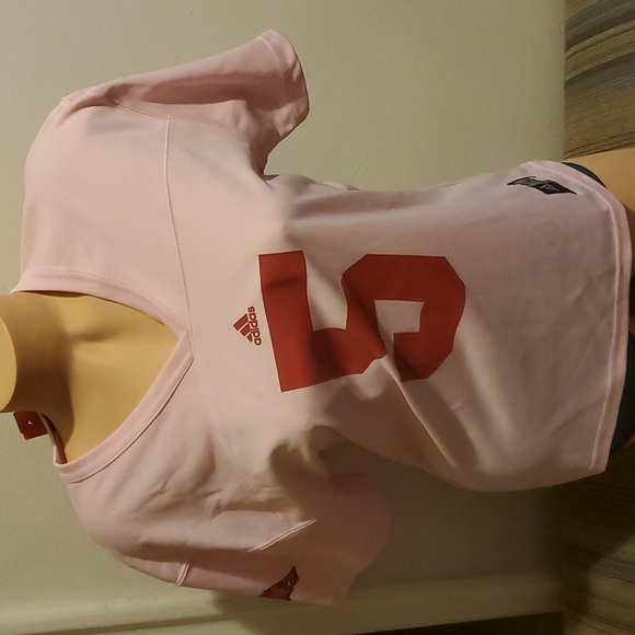 adidas Tops - Adidas pink jersey top